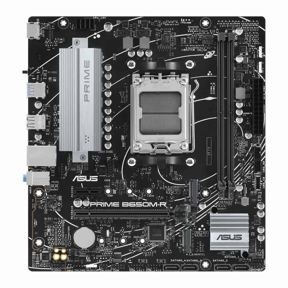 ASUS PRIME B650M-R DDR5 PCIe 4.0 MicroATX Open Box Motherboard